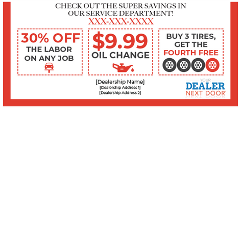 Dealer Next Door - People First Service Flyer - 8.5"x11"