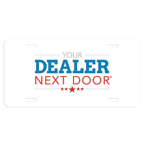 Dealer Next Door License Plate Inserts