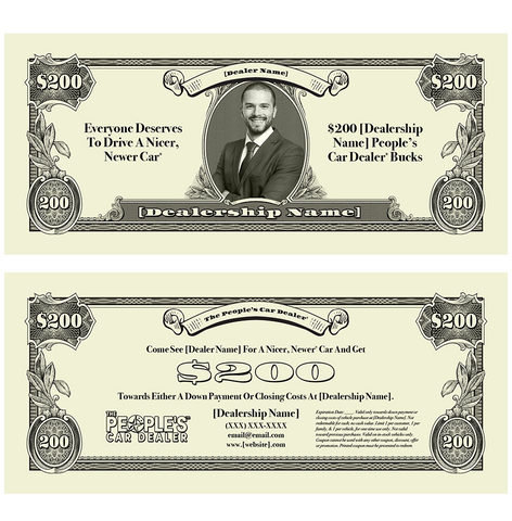 People's Car Dealer Bucks