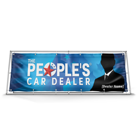 The People's Car Dealer - Personalized 3' x10' Banner
