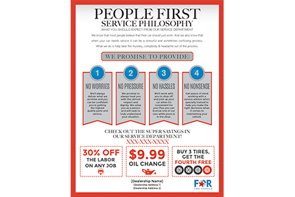 For the People - People First Service Flyer - 8.5"x11"