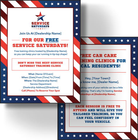 Service Saturday Flyer