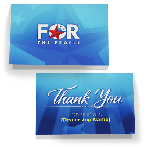 For The People Thank You Cards