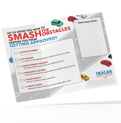 Path to Purchase Trifold - Dealer Next Door