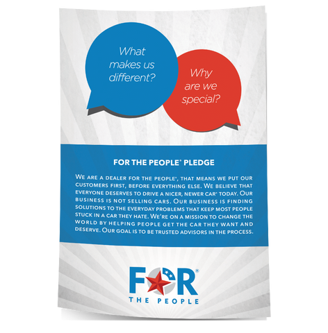 For The People 2' x 3' Pledge Poster