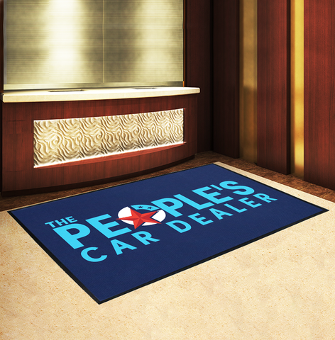 People's Car Dealer 3'x5' Floor Mats