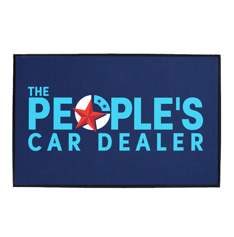 People's Car Dealer 4'x6' Floor Mats