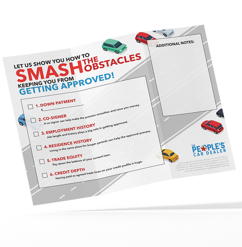 Path to Purchase Trifold - The People's Car Dealer