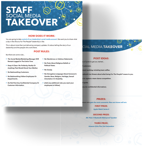 Social Media Takeover Flyers